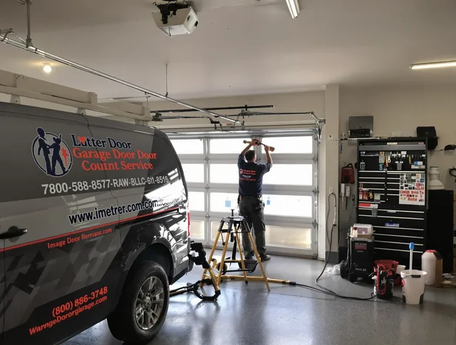 Groton Garage Door Repair team performing same-day garage door repair in Groton
